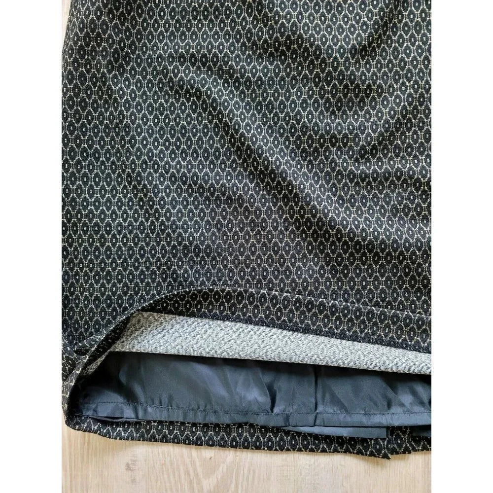 JM Studio John Meyer Black Gold Straight Lined Career Workwear Slit Skirt Sz 18W - Picture 7 of 11